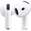 Apple AirPods 4 (2024 4ª gen), Inalámbricos, Bluetooth®, Estuche de carga USB-C, Chip H2, Siri, USB-C, Blanco