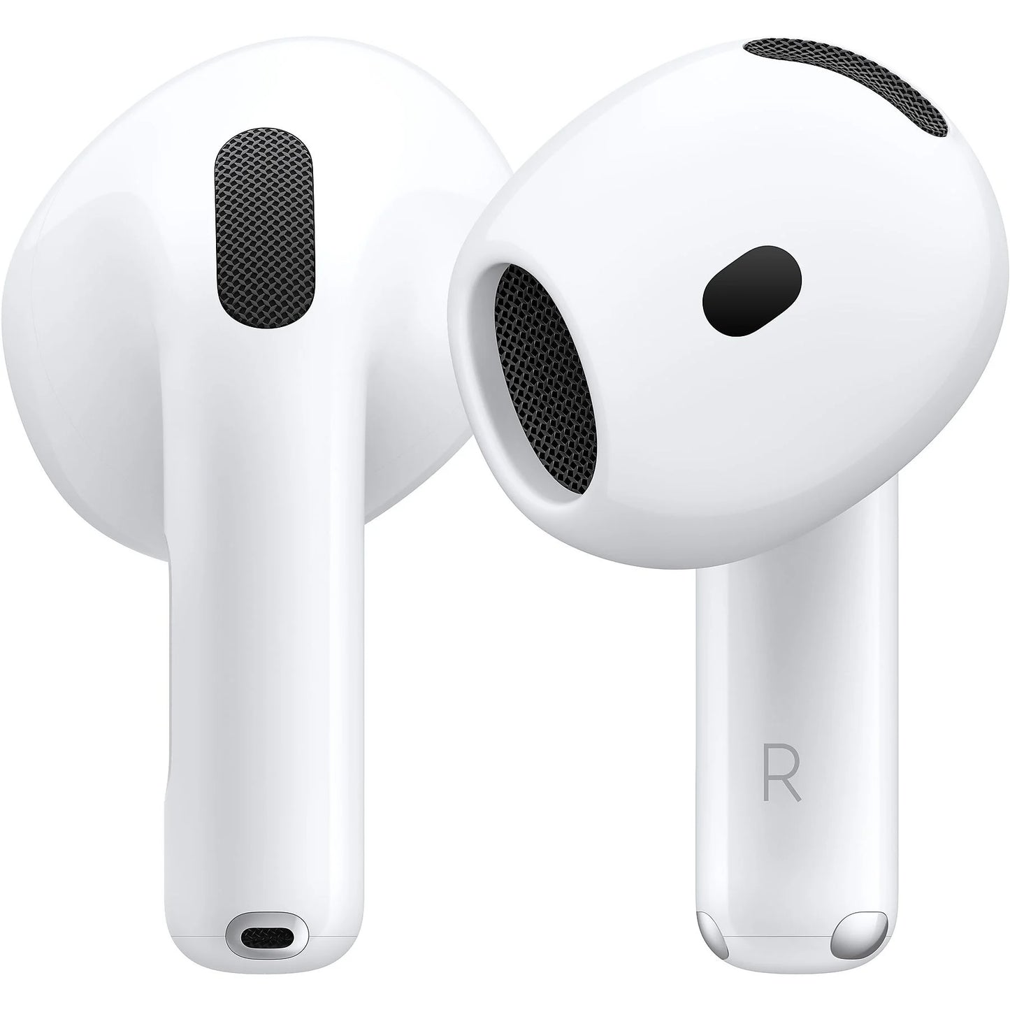 Apple AirPods 4 (2024 4ª gen), Inalámbricos, Bluetooth®, Estuche de carga USB-C, Chip H2, Siri, USB-C, Blanco