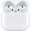 Apple AirPods 4 (2024 4ª gen), Inalámbricos, Bluetooth®, Estuche de carga USB-C, Chip H2, Siri, USB-C, Blanco