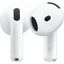 Apple AirPods 4 (2024 4ª gen), Inalámbricos, Bluetooth®, Estuche de carga USB-C, Chip H2, Siri, USB-C, Blanco