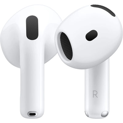 Apple AirPods 4 (2024 4ª gen), Inalámbricos, Bluetooth®, Estuche de carga USB-C, Chip H2, Siri, USB-C, Blanco
