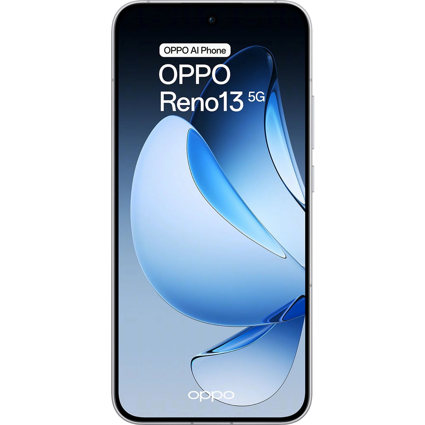 Móvil - OPPO Reno13, Plume White, 256 GB, 12 GB RAM, 6.6" 1.5K, MediaTek Dimensity 8350, 5600 mAh