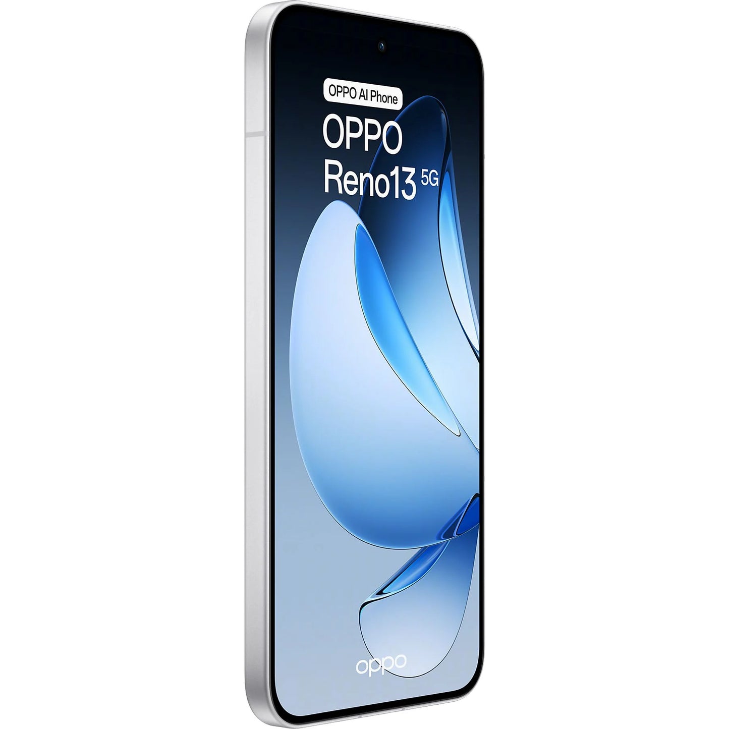 Móvil - OPPO Reno13, Plume White, 256 GB, 12 GB RAM, 6.6" 1.5K, MediaTek Dimensity 8350, 5600 mAh