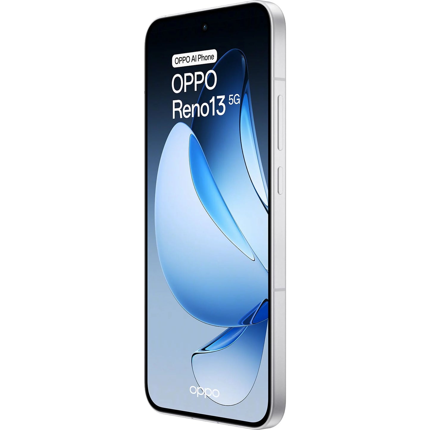 Móvil - OPPO Reno13, Plume White, 256 GB, 12 GB RAM, 6.6" 1.5K, MediaTek Dimensity 8350, 5600 mAh