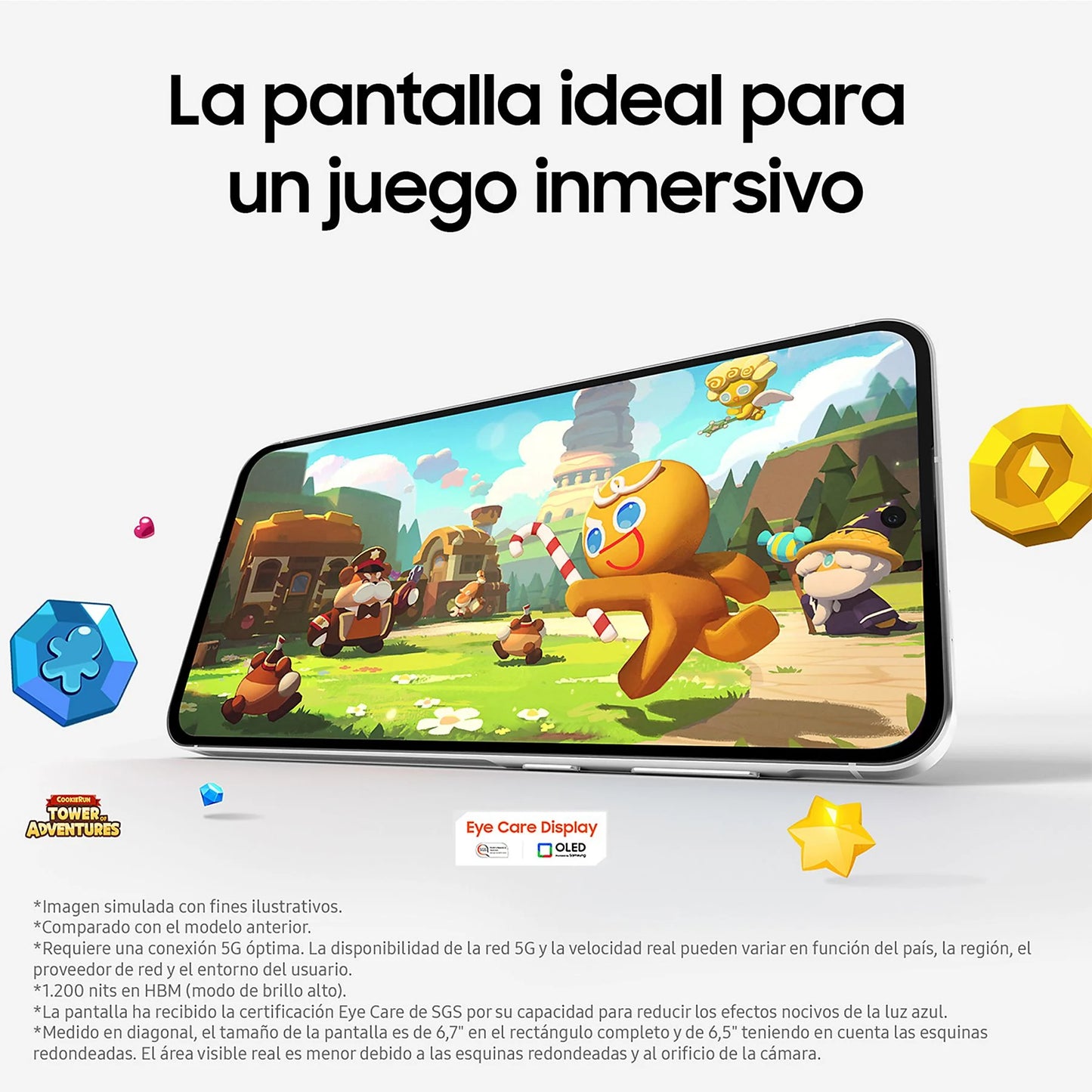 Móvil - Samsung Galaxy A56 5G, Negro, 256 GB, 8 GB RAM, 6.7" FHD+ Super AMOLED, Exynos 1580, 5000 mAh, Android 15