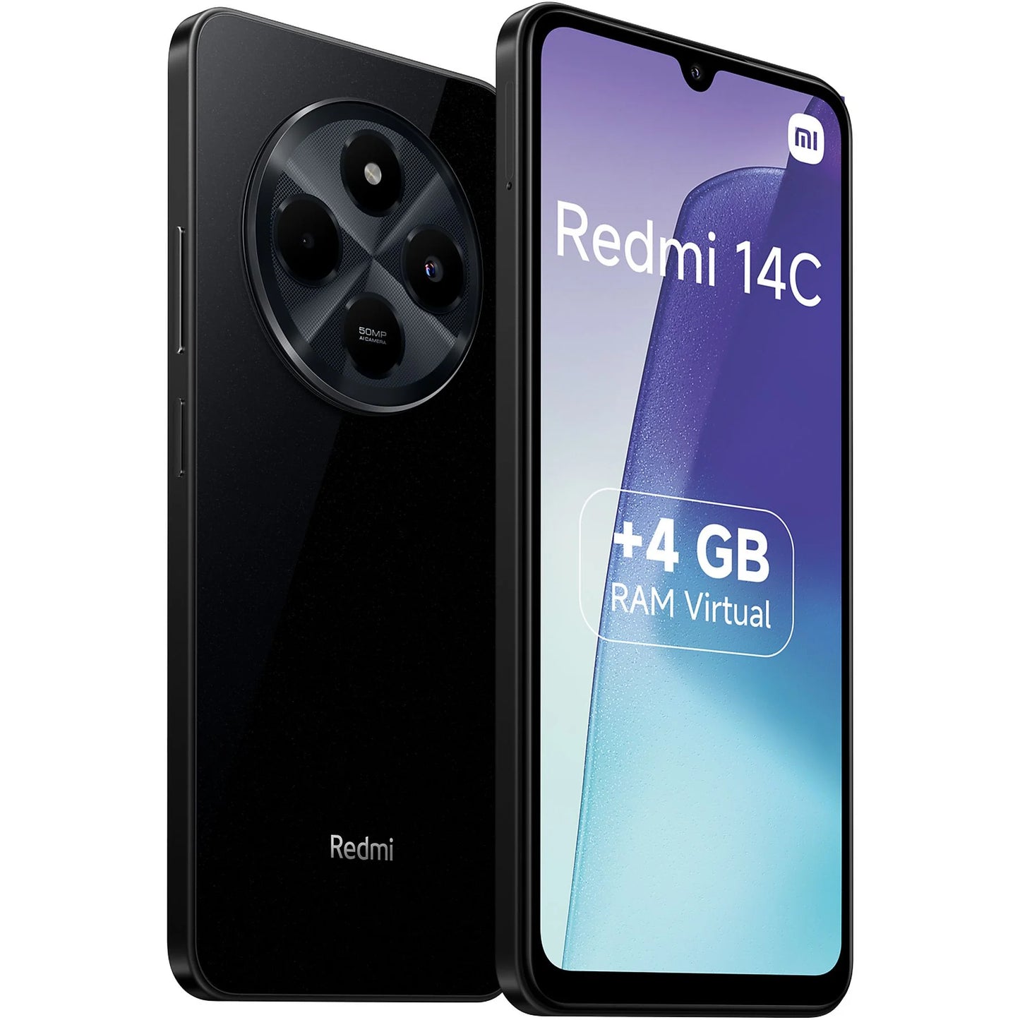 Móvil - Xiaomi Redmi 14C, Azul, 128GB, 4GB RAM, 6.88" HD+, MediaTek Helio G81 Ultra, 5160mAh, Android