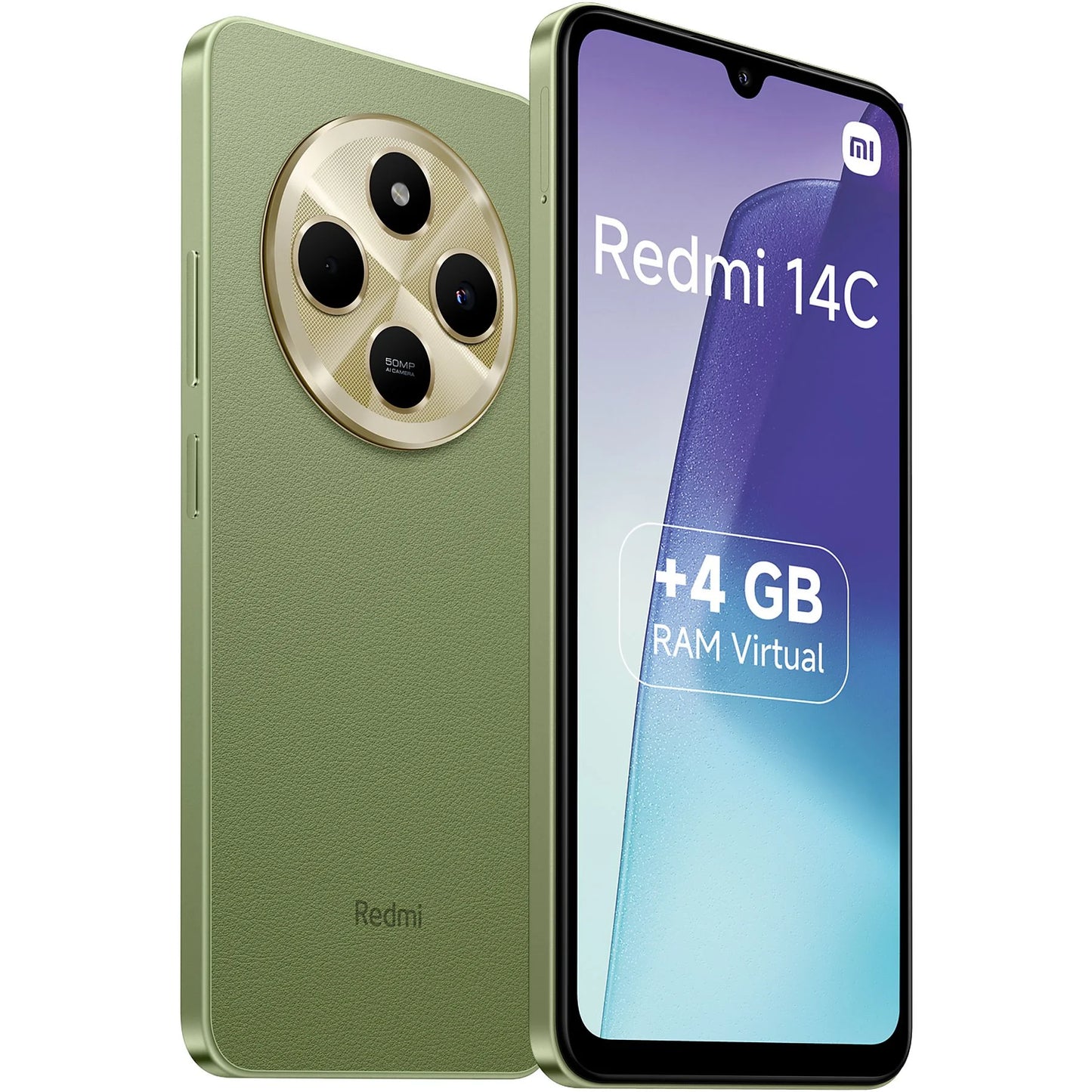 Móvil - Xiaomi Redmi 14C, Azul, 128GB, 4GB RAM, 6.88" HD+, MediaTek Helio G81 Ultra, 5160mAh, Android