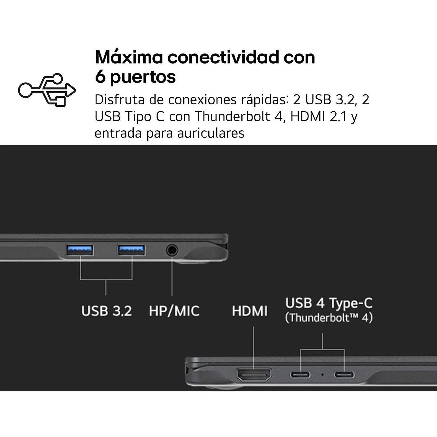 Portátil - LG 16Z90TS-G.AU99B Copilot+ PC, 16 " WQXGA, Intel® Evo™ Edition Core™ Ultra 9-288V, 48 TOPS, 32 GB RAM, 1 TB SSD, Arc™ GPU, W11H
