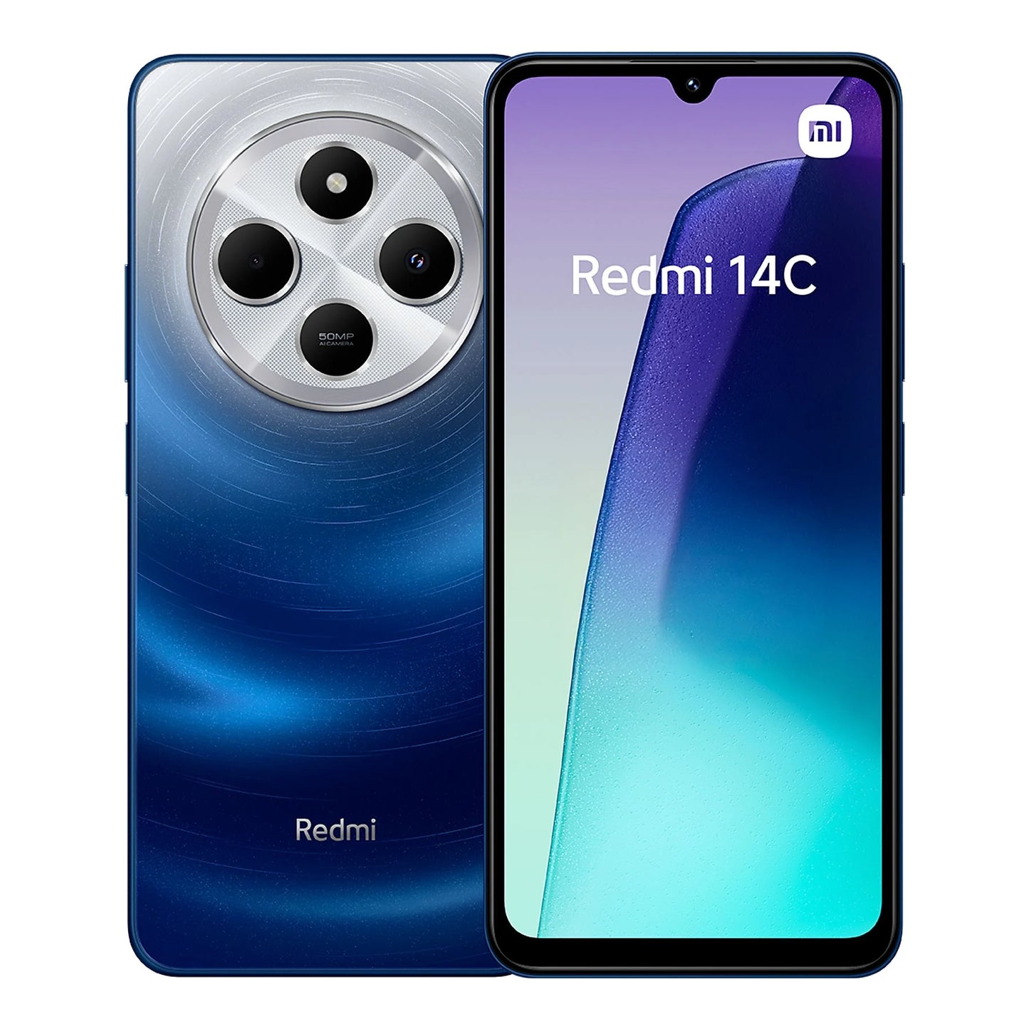 Móvil - Xiaomi Redmi 14C, Azul, 128GB, 4GB RAM, 6.88" HD+, MediaTek Helio G81 Ultra, 5160mAh, Android