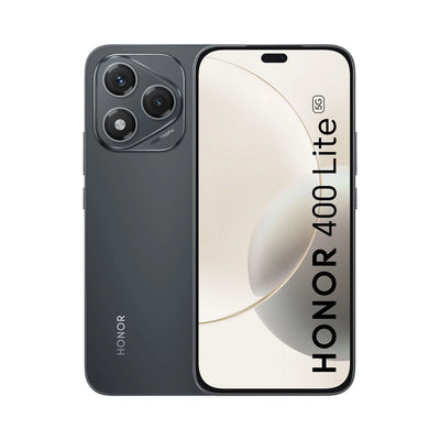 Móvil - Honor 400 Lite, Velvet Black, 256 GB, 8 GB RAM, 6.7" OLED, MediaTek Dimensity 7025-Ultra, 5230 mAh, Botón lateral IA