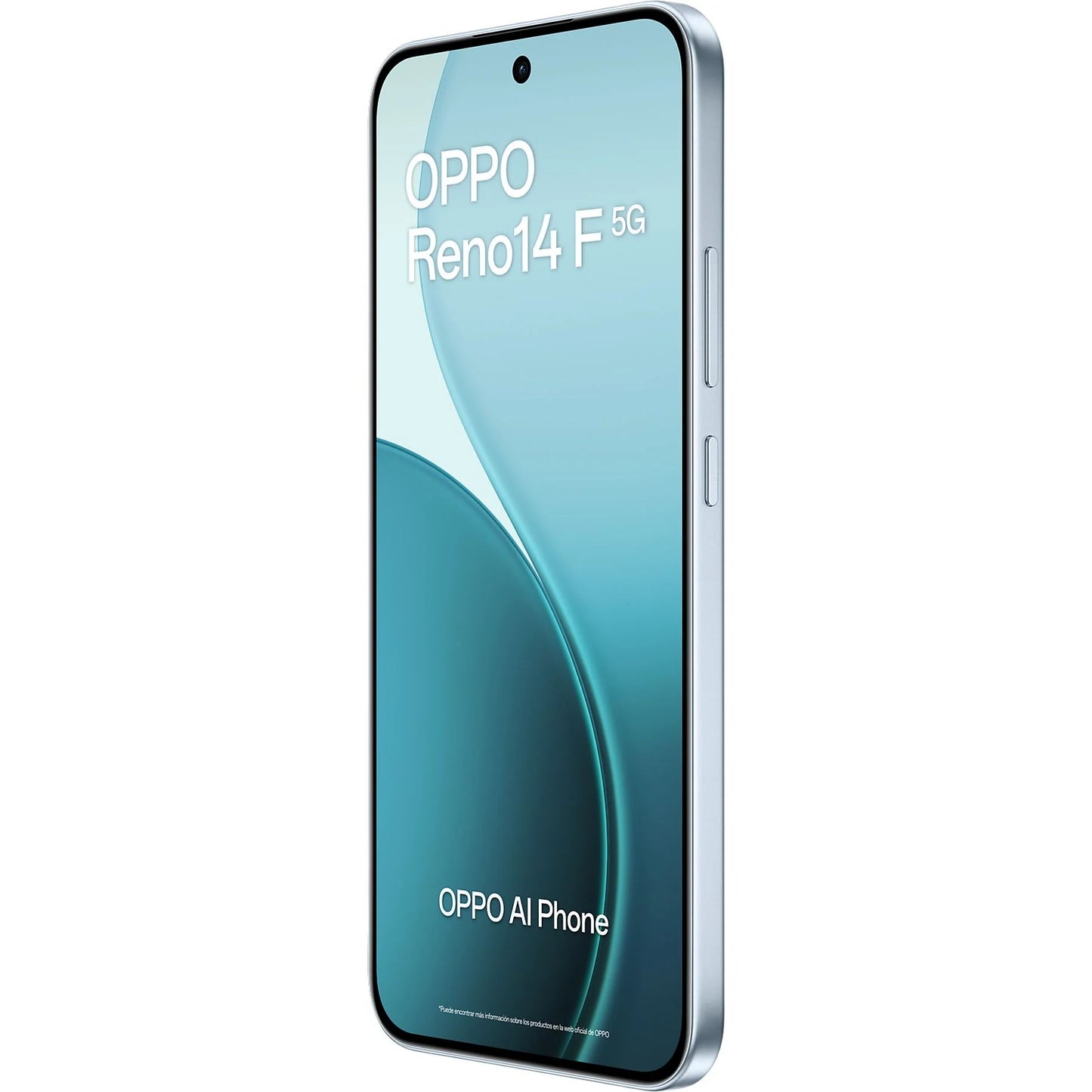 Móvil - OPPO Reno14F, Luminous Green, 256GB, 8GB RAM, 6.57" 2.5D AMOLED, Snapdragon® 6 Gen 1 (4nm), 6000mAh