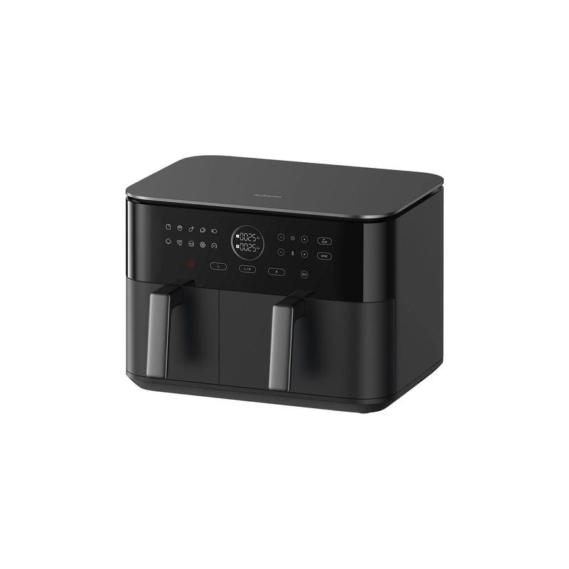 Freidora de aire - Xiaomi Dual Zone Air Fryer 10L, Hasta 230ºC, Control por App, 2700W, 10L, Negro